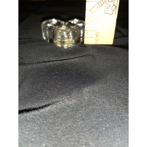 Pair Petite 2.5 inch Clear Glass Heart Candle Holder. Made In Taiwan - Picture 5 of 6